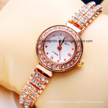 Venta al por mayor Quartz Fashion Lady Jewelry Watch para mujeres